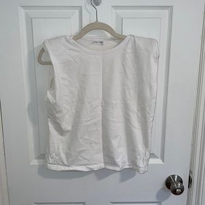 Cutoff Top White